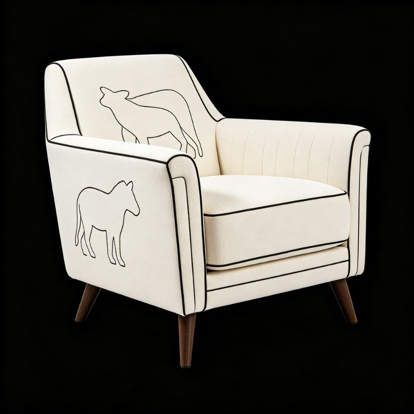 Minimalist Line Single Accent Sofa
