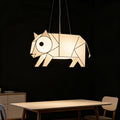 Minimalist Geometric Splicing Dining Room Pendant Light